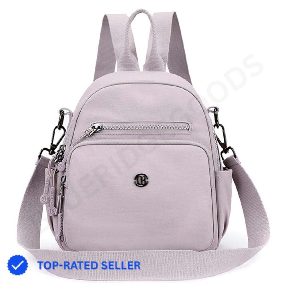 Stylish Mini Backpack Lightweight Waterproof Prep… - image 1